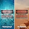 Signmission 5 in H x 7 in W, Vinyl Decal, Rectangle, Do Not Enter Confined Space Permit Required OS-2PACK-DS-D-57-L-19329 - alternate 4